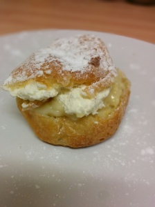 Judah's birthday cream puffs. Oh they turned out so well!