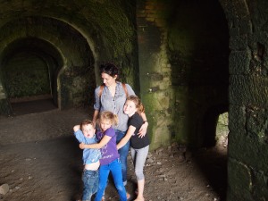 Together in the Lime Kilns at Lindisfarne